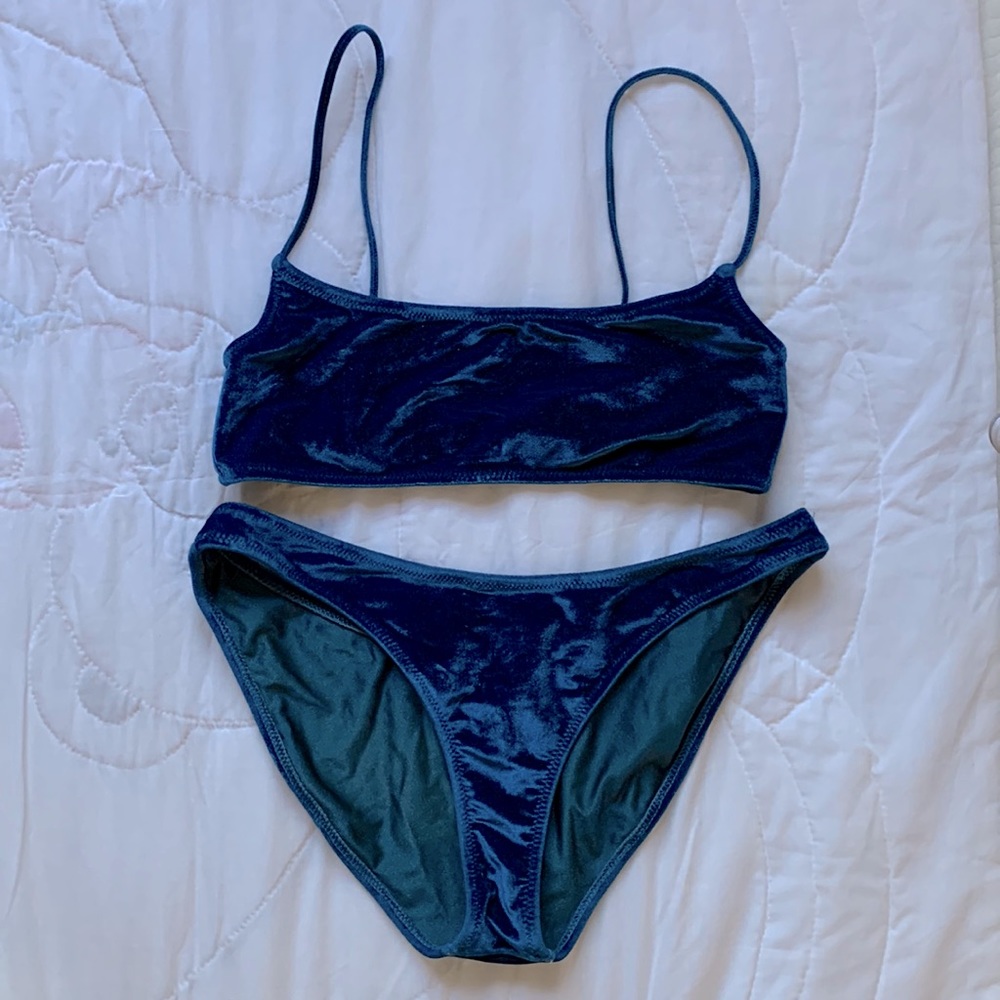 Triangl Dreamspace Blue Velvet Bikini